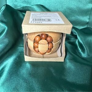Clever Toys Wooden Puzzle Handcrafted Natural Wood Brain Teaser from Prague, CZ